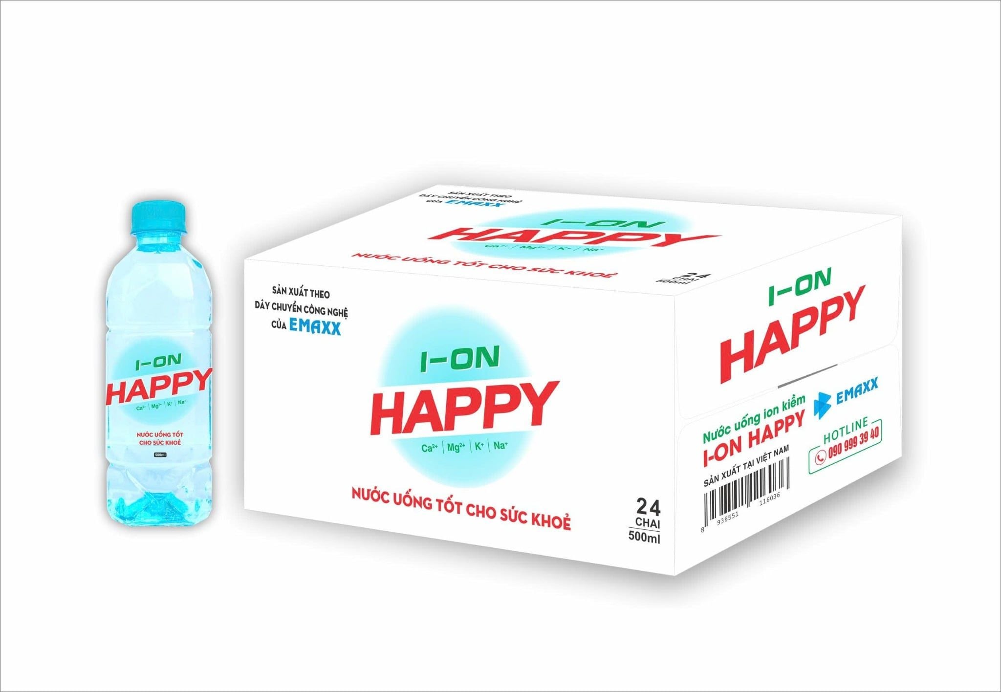 Nước I-on Happy Thùng 500ml 24 chai